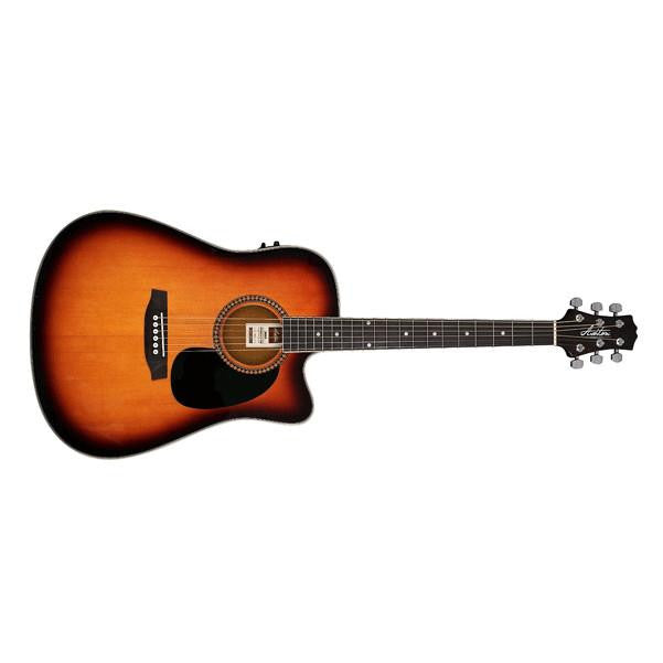 Ashton Electro Acoustic Guitars Tobacco Sunburst Ashton SPD25CEQ  Acoustic Guitar