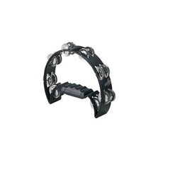 Ashton Hand Percussions Black Ashton HNT16S Hand Tambourine Half-Moon Shape