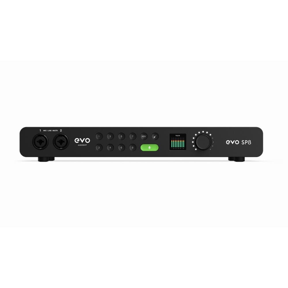 Audient Pre Amps Audient EVO SP8 8 Channel Smart Microphone Preamplifier with AD/DA