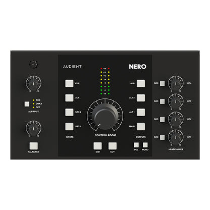Audient Studio Monitor Controllers Audient Nero 4XStereo Desktop Monitor Controller