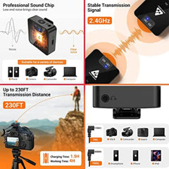 Audio Array Communication Microphones Audio Array AM-W11 Wireless Microphone for Streaming & Recording