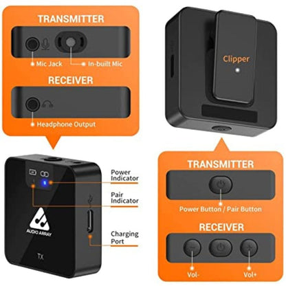 audio array communication microphones audio array am-w11 wireless microphone for streaming & recording