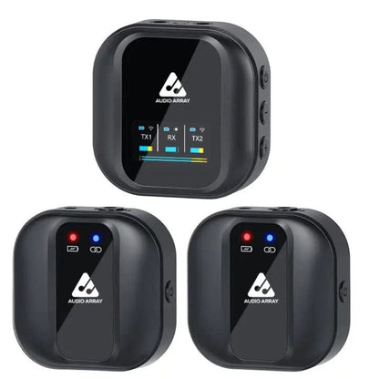 audio array condenser microphones audio array am-w10 dual channel 2.4 ghz wireless pocket sized microphone system