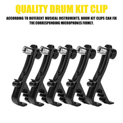 Audio Array Drumkit Microphones Black Audio Array AM-K2 7 Wired Drum Kit Microphone