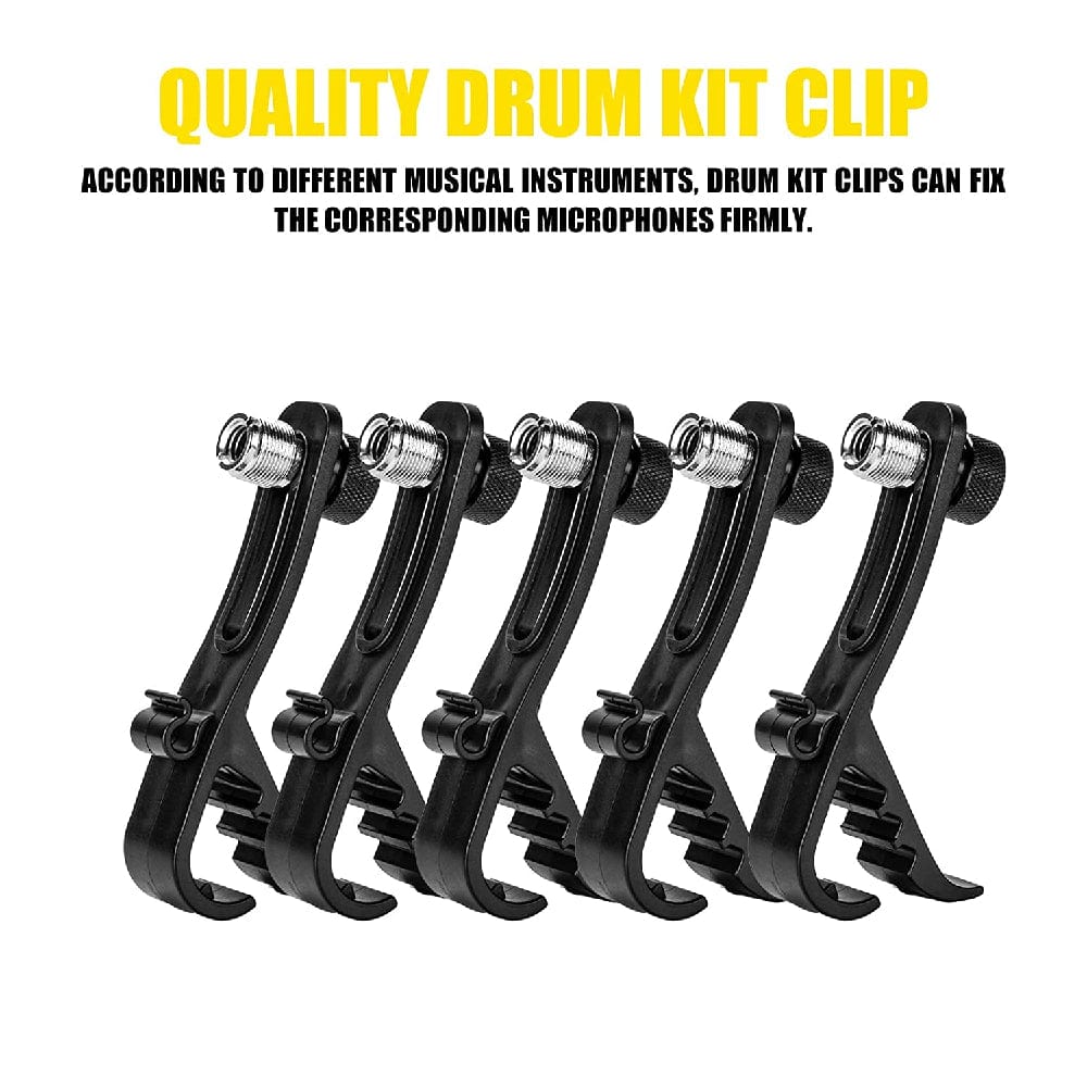 audio array drumkit microphones black audio array am-k3 wired microphone drum kit   