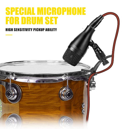 audio array drumkit microphones black audio array am-k3 wired microphone drum kit   