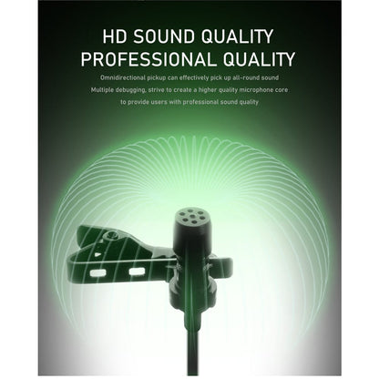 audio array lavalier microphones black audio array am-c12 all metal condenser collar microphone with 3.5mm connector with battery for dslr & smartphone  