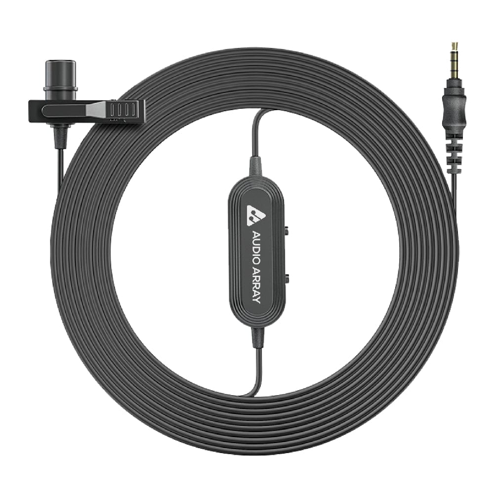 Audio Array AM-C13 All Metal Condenser Collar Microphone with 3.5mm Co ...