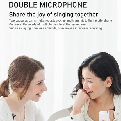 audio array lavalier microphones black audio array am-c17 dual head condenser lavalier lapel mic with 3.5mm connector   