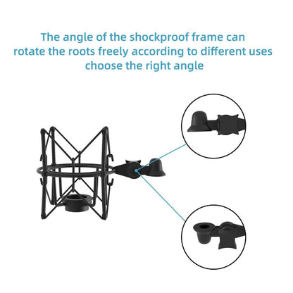 audio array microphone accessories audio array aa-04 metal microphone spider shock mount