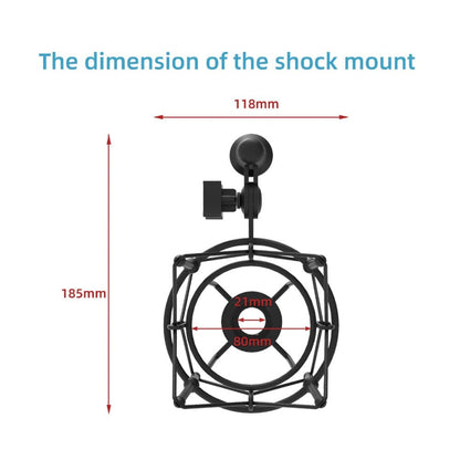 audio array microphone accessories audio array aa-04 metal microphone spider shock mount