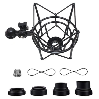 audio array microphone accessories audio array aa-04 metal microphone spider shock mount