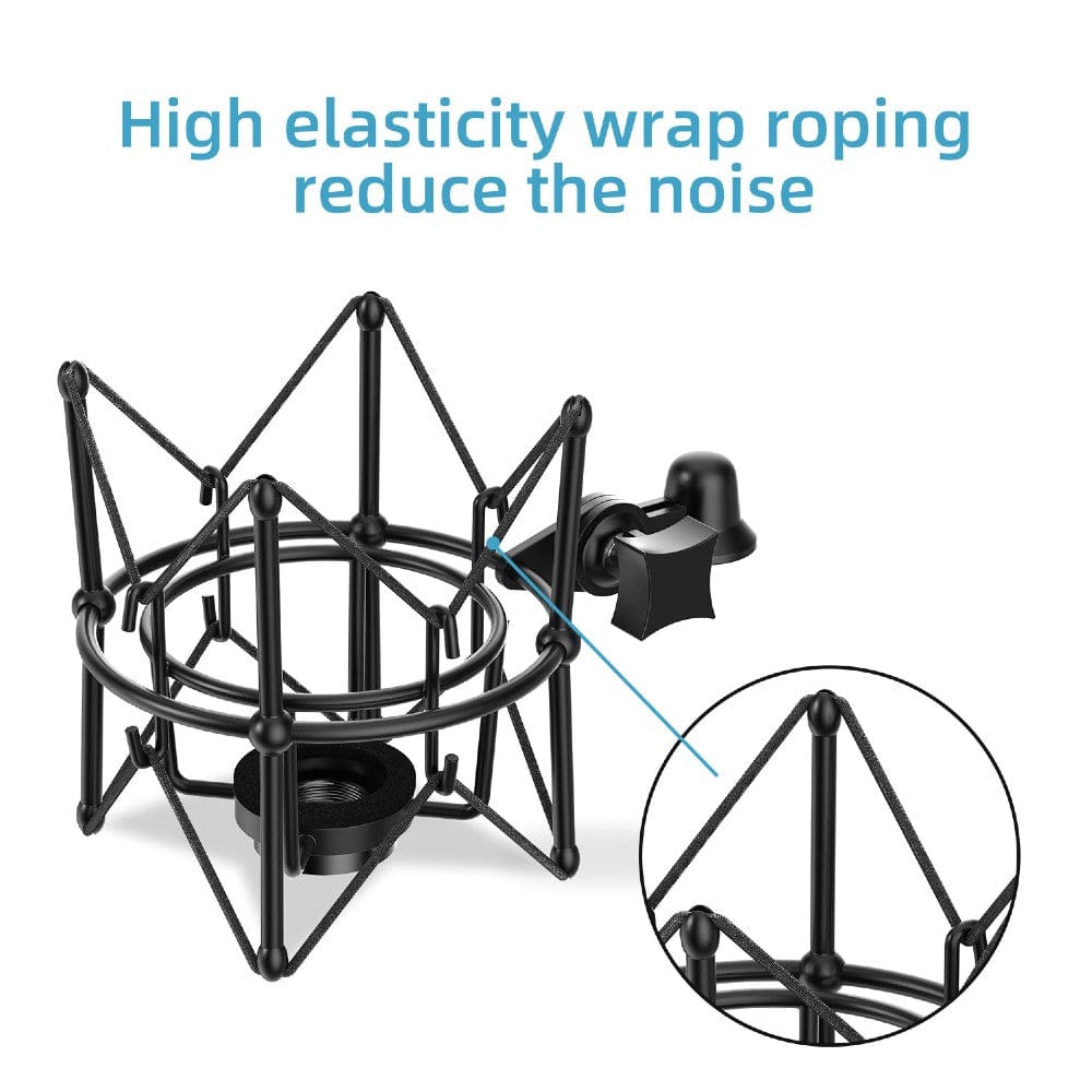 audio array microphone accessories audio array aa-04 metal microphone spider shock mount