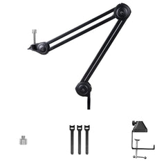 Audio Array Microphone Stands Black Audio Array AA-11 Long Springless All Metal Microphone Arm Stand