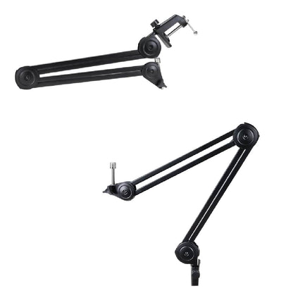audio array microphone stands black audio array aa-11 long springless all metal microphone arm stand     