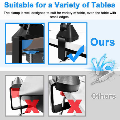 audio array microphone stands black audio array aa-13 short springless microphone arm stand     