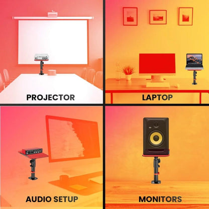 audio array speaker stands audio array aa-22 desktop mount speaker stands
