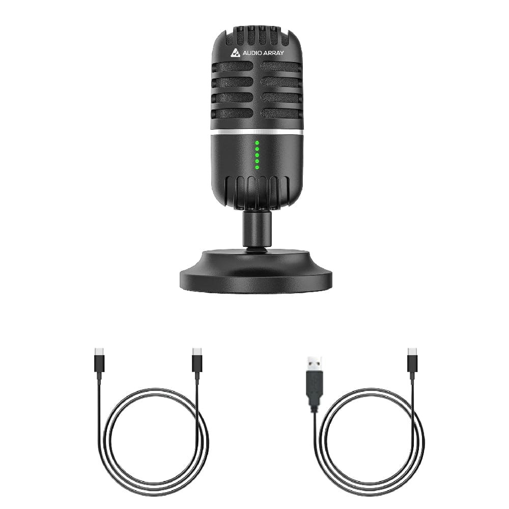 Audio Array Usb Microphones Black Audio Array AM-C20 USB Condenser Microphone