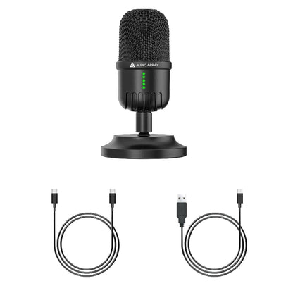 audio array usb microphones black audio array am-c21 usb condenser microphone 