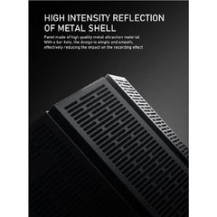 Audio Array Vocal Booths Black Audio Array AA-07 3 Panel Metal Isolation Shield for Microphone with Insulation