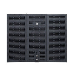 Audio Array Vocal Booths Black Audio Array AA-07 3 Panel Metal Isolation Shield for Microphone with Insulation