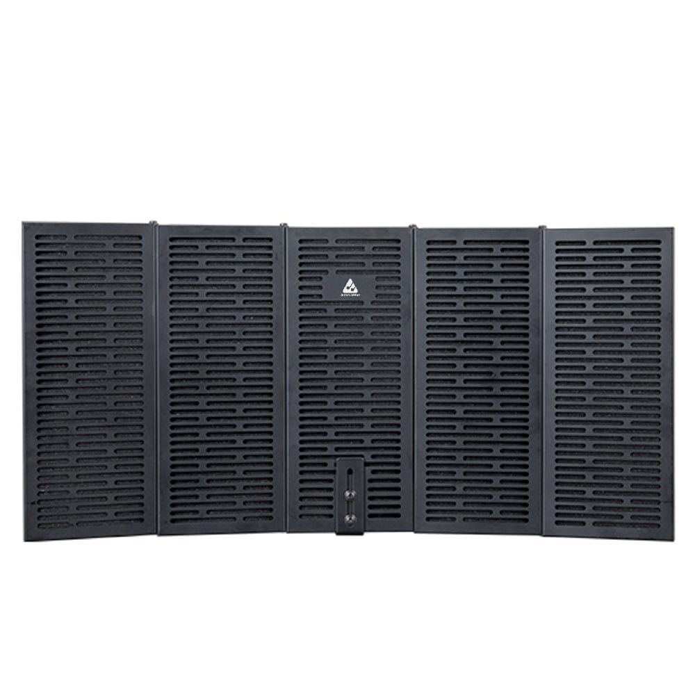 audio array vocal booths black audio array aa-08 5 panel metal isolation shield for microphone with insulation     