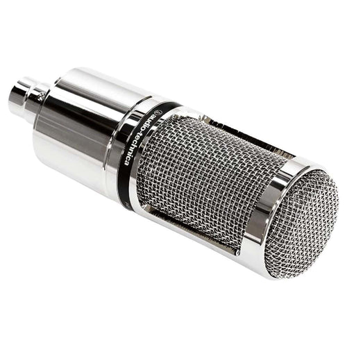 GetUSCart- Audio-Technica AT2020 Cardioid Condenser Studio XLR Microphone,  White