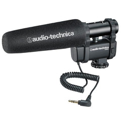 Audio-Technica Condenser Microphones Audio-Technica AT8024 Stereo/Mono Camera-Mount Condenser Microphone