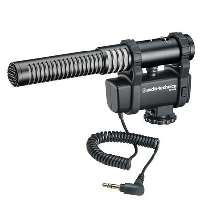audio-technica condenser microphones audio-technica at8024 stereo/mono camera-mount condenser microphone