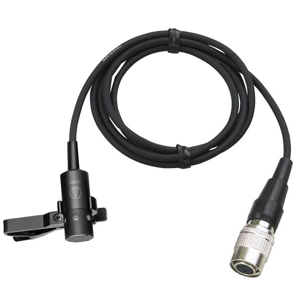 audio-technica condenser microphones audio-technica at831cw cardioid condenser lavalier microphone