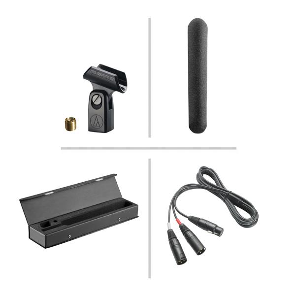 audio-technica condenser microphones audio-technica bp 4027 stereo shotgun condenser microphone