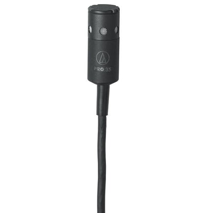 audio-technica condenser microphones audio-technica pro 35cw cardioid condenser clip-on instrument microphone