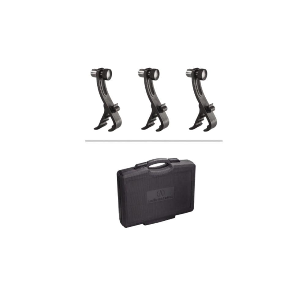 audio-technica drumkit microphones audio-technica mb/dk4 drum-microphone pack