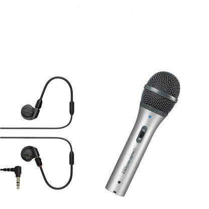 audio-technica dynamic microphones audio-technica home creation bundle with atr2100-usb dynamic microphone & ath e40 monitor headphone