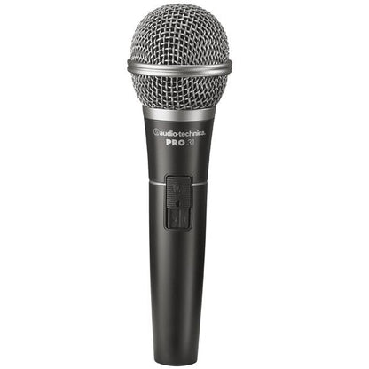 audio-technica dynamic microphones audio-technica pro 31 cardioid dynamic handheld microphone