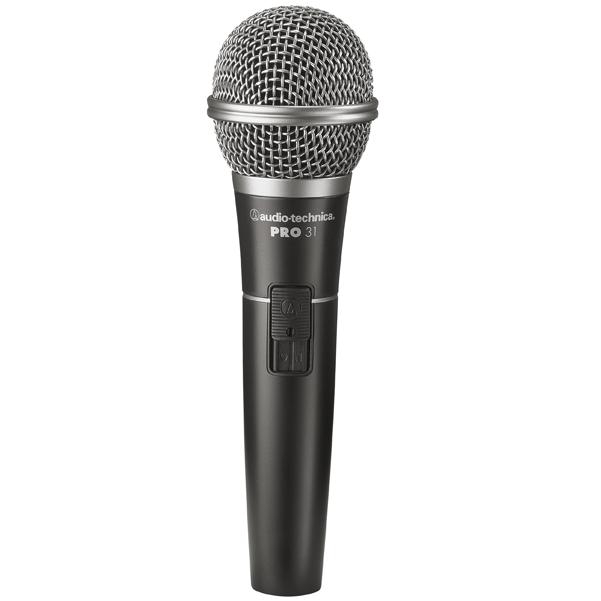 audio-technica dynamic microphones audio-technica pro 31 cardioid dynamic handheld microphone