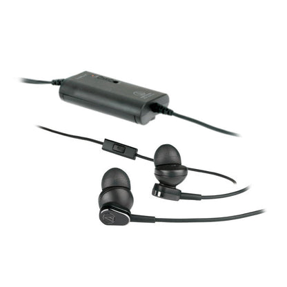 audio-technica headphones audio-technica ath-anc33is quietpoint active headphones - black