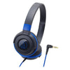 Audio-Technica Headphones Black Blue Audio-Technica ATH-S100 Portable Headphones