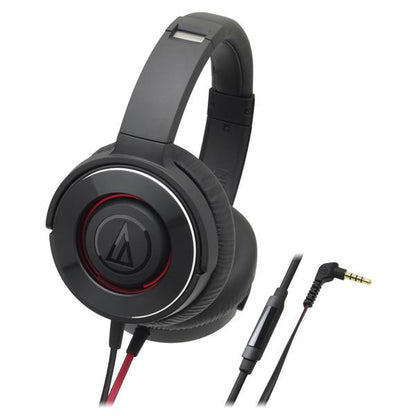 audio-technica headphones black red audio-technica ath-ws550is solid bass over-ear headphones with microphone 