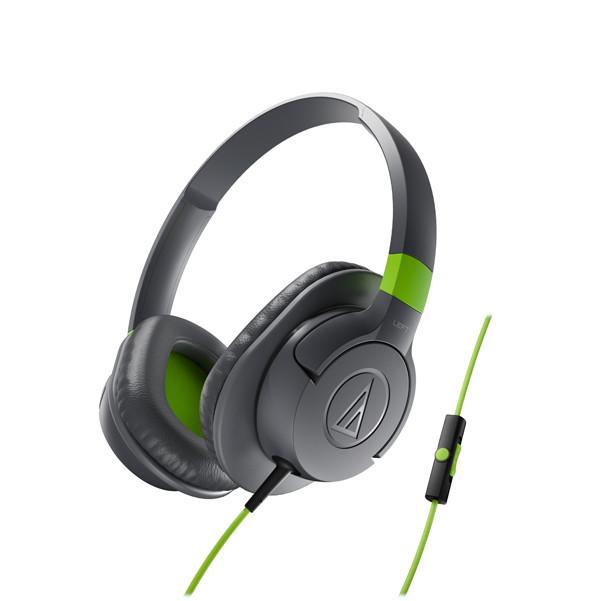 audio-technica headphones grey audio-technica ath-ax1is sonic fuel over-ear headphones    #color_grey