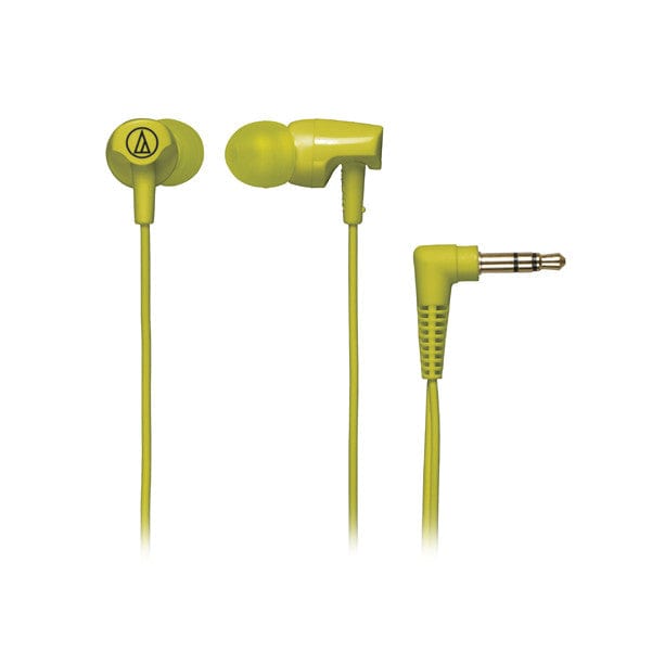 audio-technica headphones lime green audio-technica ath-clr100 clear in-ear headphones    #color_lime-green