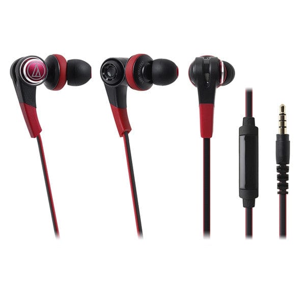 Audio-Technica Headphones Red Audio-Technica ATH-CKS770IS Solid Bass In-Ear Headphones