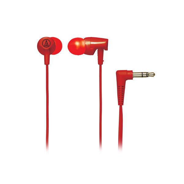 audio-technica headphones red audio-technica ath-clr100 clear in-ear headphones    #color_red