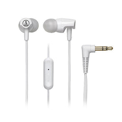 Audio-Technica Headphones White Audio-Technica ATH-CLR100IS SonicFuel In-ear Headphones with In-line Mic & Control