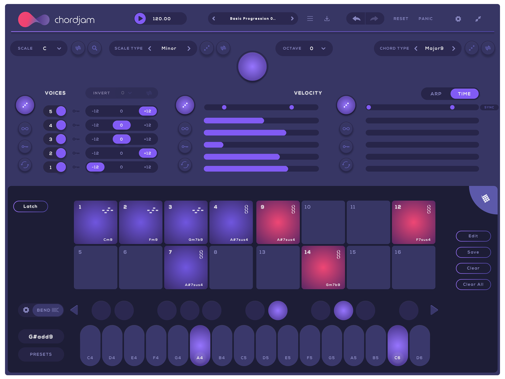 Audiomodern Virtual Instruments Audiomodern Chordjam Compositional Assistant Plug-in