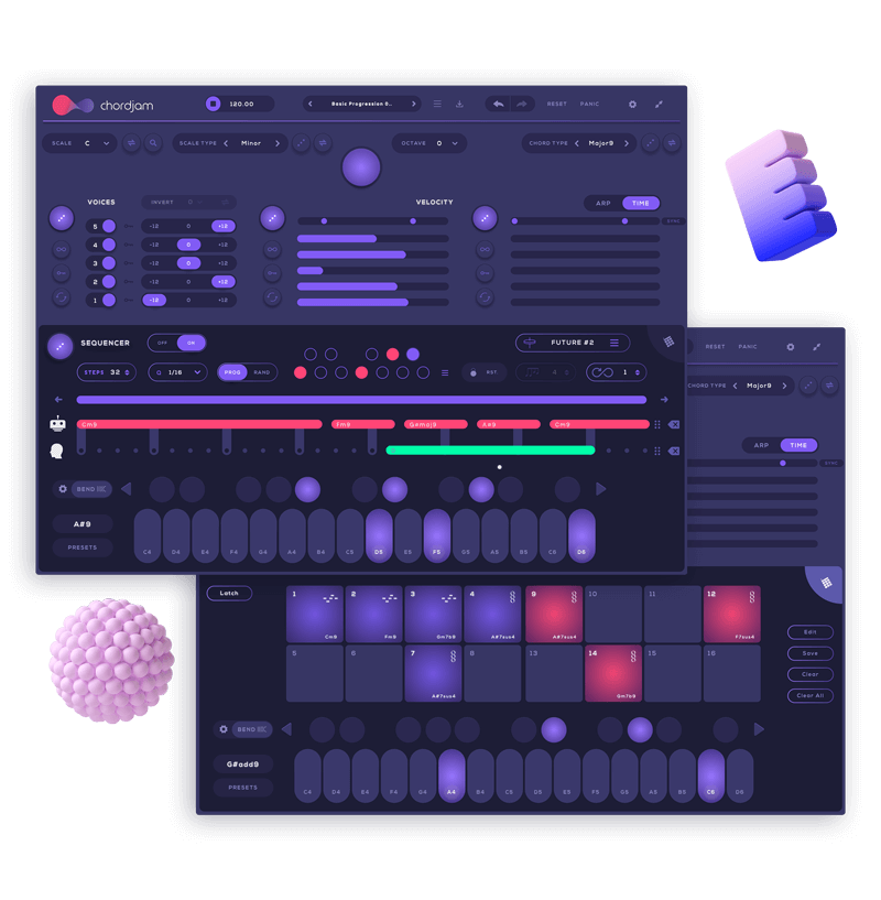 Audiomodern Virtual Instruments Audiomodern Chordjam Compositional Assistant Plug-in