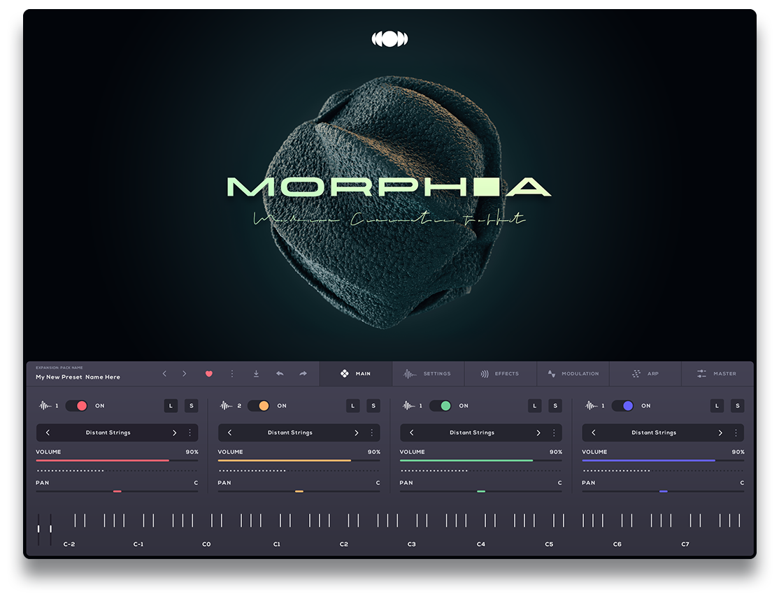 Audiomodern Virtual Instruments Audiomodern Morphia Virtual String Instrument Plug-in for Soundbox