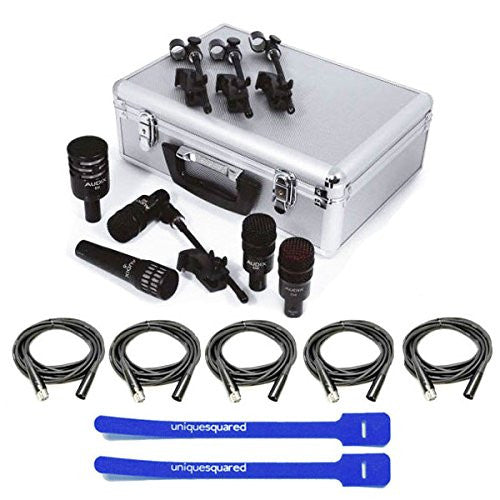 audix condenser microphones audix dp5a 5-piece drum microphone pack