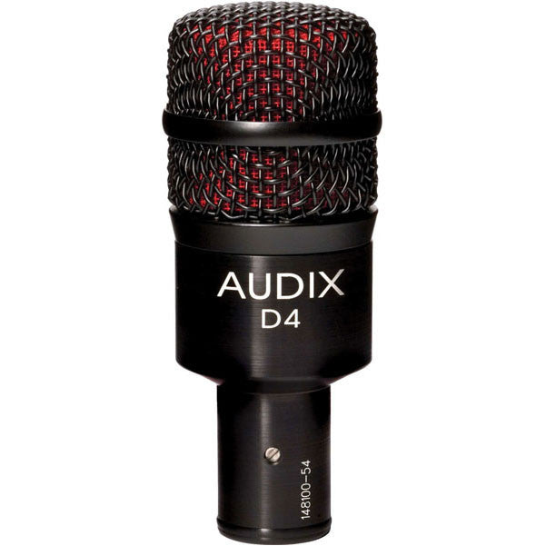 audix dynamic microphones audix d4 dynamic instrument microphone
