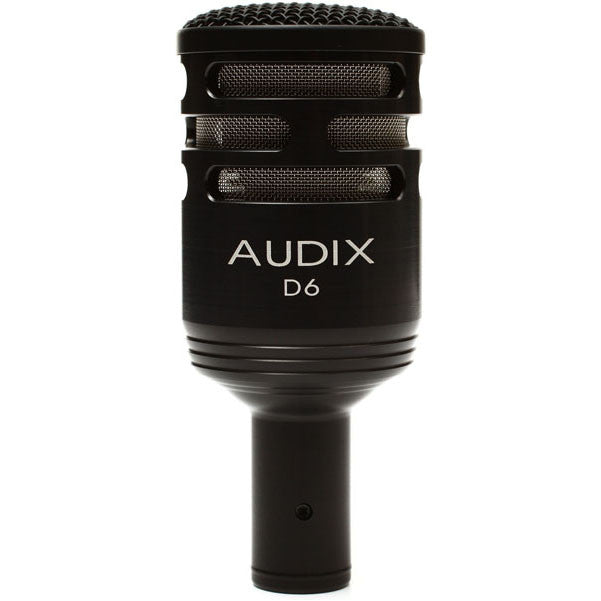 audix dynamic microphones audix d6 cardioid kick drum dynamic microphone - black